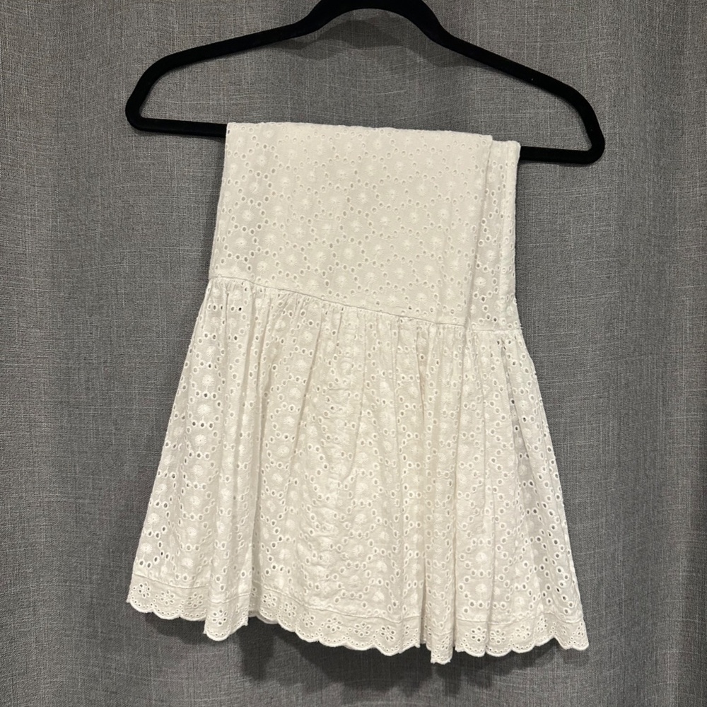 CAROLINE CONSTAS Raya broderie anglaise midi skirt - Picture 7 of 9
